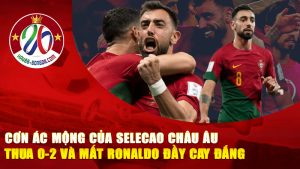 Cơn ác mộng của Selecao châu Âu – Thua 0-2 và mất Ronaldo đầy cay đắng