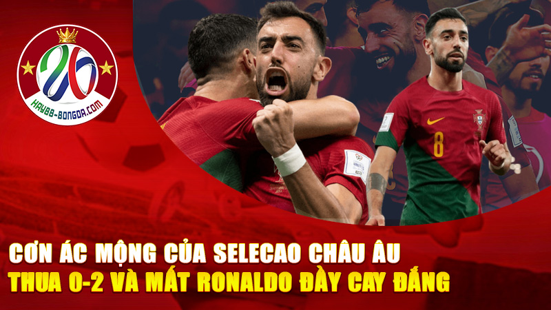 Cơn ác mộng của Selecao châu Âu – Thua 0-2 và mất Ronaldo đầy cay đắng