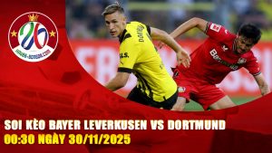 Soi kèo Bayer Leverkusen vs Dortmund