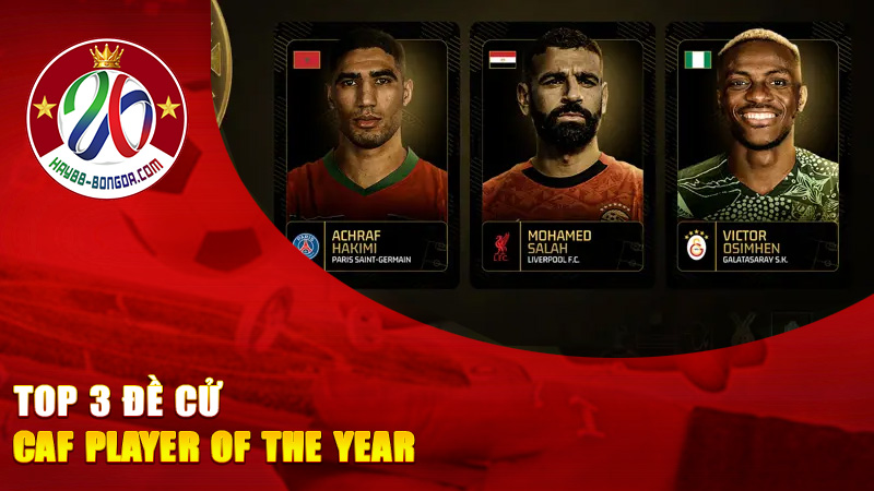 Top 3 đề cử CAF Player of the Year – Cuộc đua nghẹt thở của những ngôi sao châu Phi