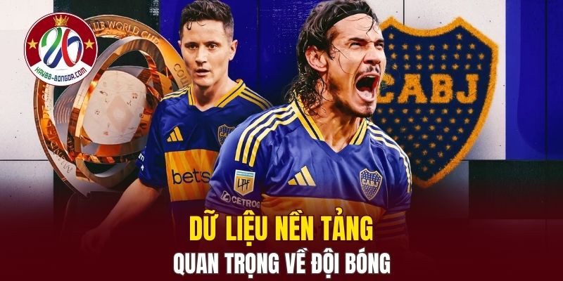 Dữ liệu nền tảng quan trọng về đội bóng