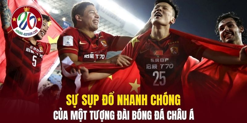 Sự sụp đổ nhanh chóng của một tượng đài bóng đá châu Á